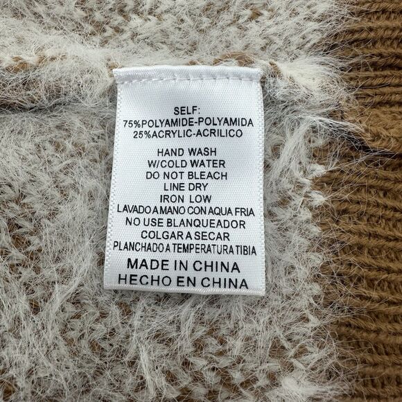 &Merci Womens Cardigan M Boho Southwestern Chevron Knit Open Front Cozy Comfy - Picture 6 of 6